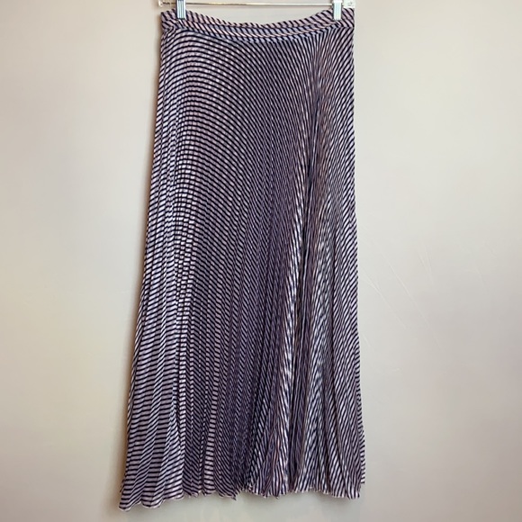 Birgitte Herskind Nessa Pleated Skirt Midi Striped - Picture 2 of 9